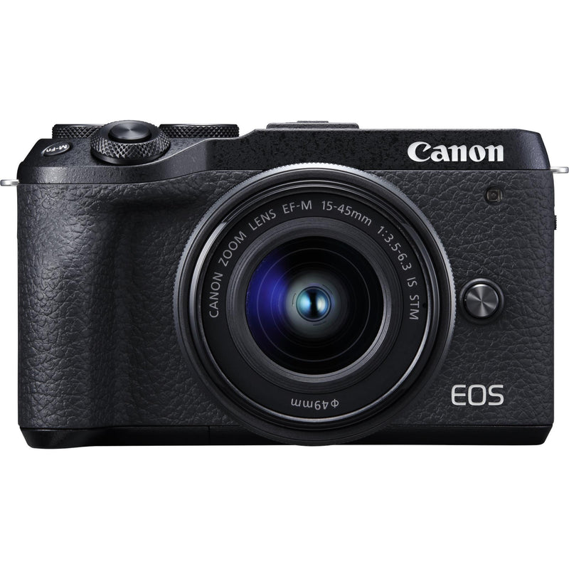 Canon EOS M6 II Digital Camera with 15-45mm IS STM Lens & EVF-DC2