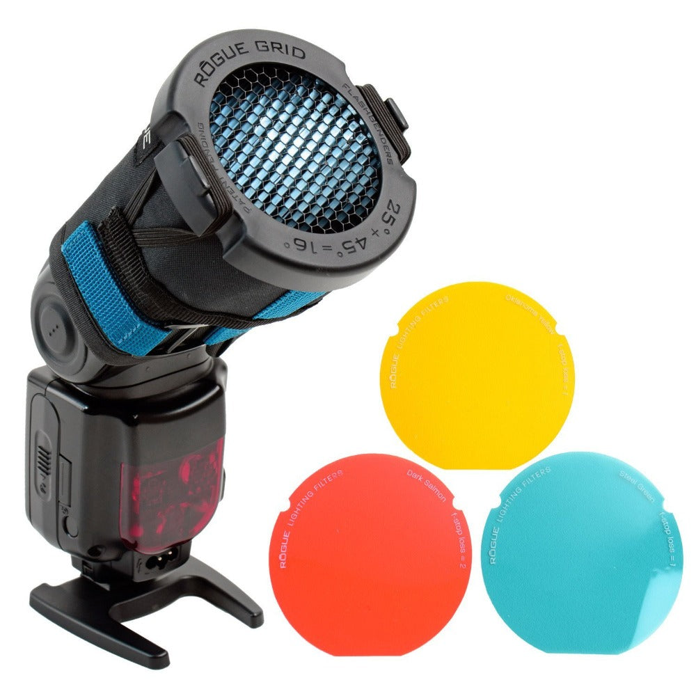 Rogue 3-in-1 Flash Grid with 3-Gel Starter Set