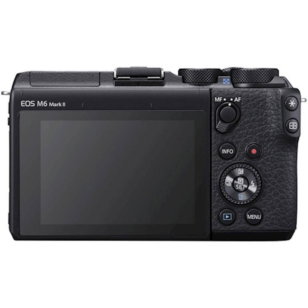 Canon EOS M6 II Digital Camera with 15-45mm IS STM Lens & EVF-DC2
