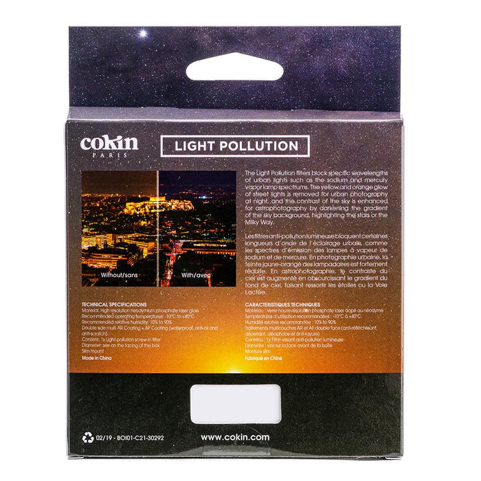 Cokin Nuances Clearsky Light Pollution Filter - 72mm