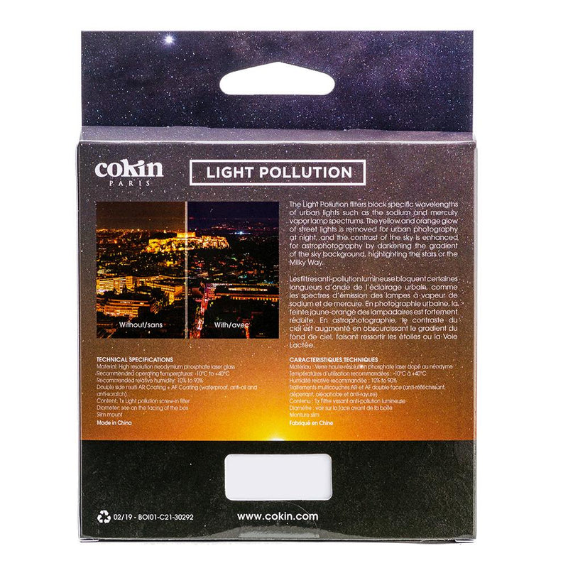 Cokin Nuances Clearsky Light Pollution Filter - 72mm