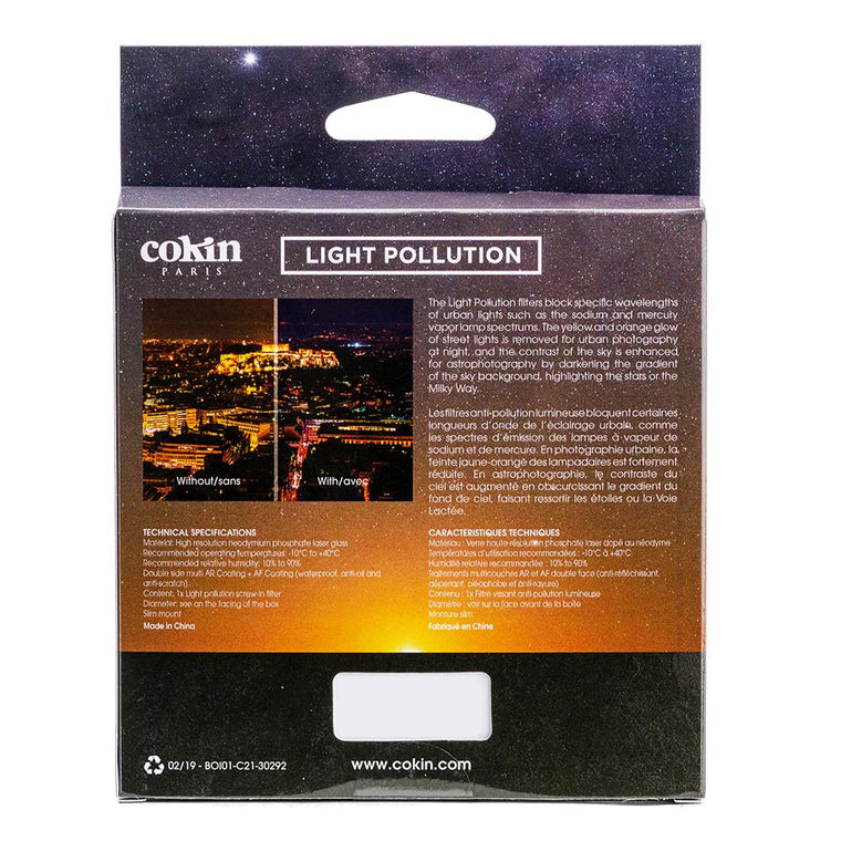 Cokin 52mm Nuances Clearsky Light Pollution Filter