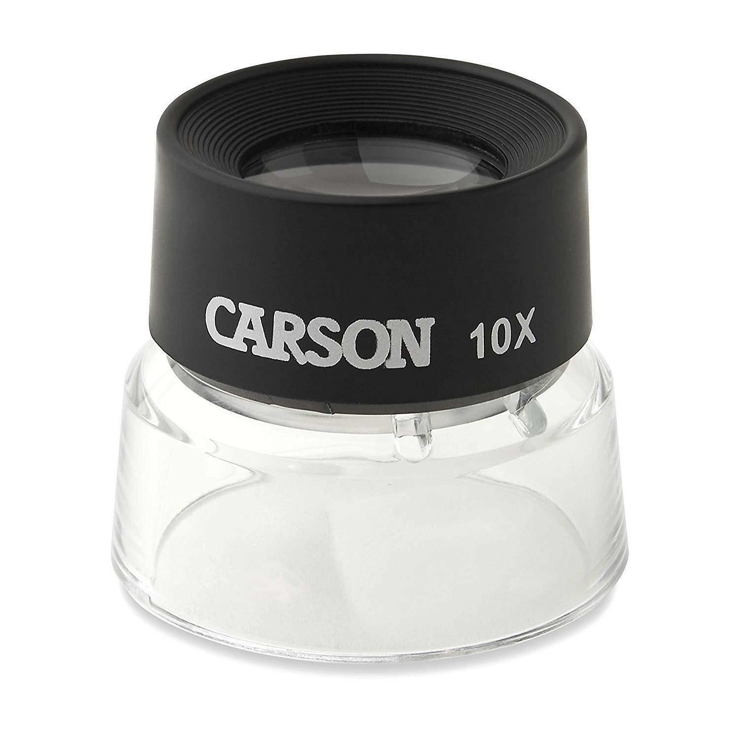 Carson 10X Loupe Stand Magnifier