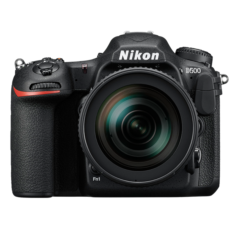 Dslr camera with online lens