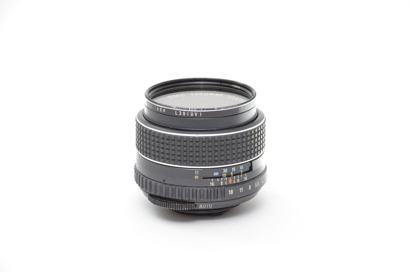 Used Asahi Pentax SMC Takumar 50mm f/1.4 M42 mount lens