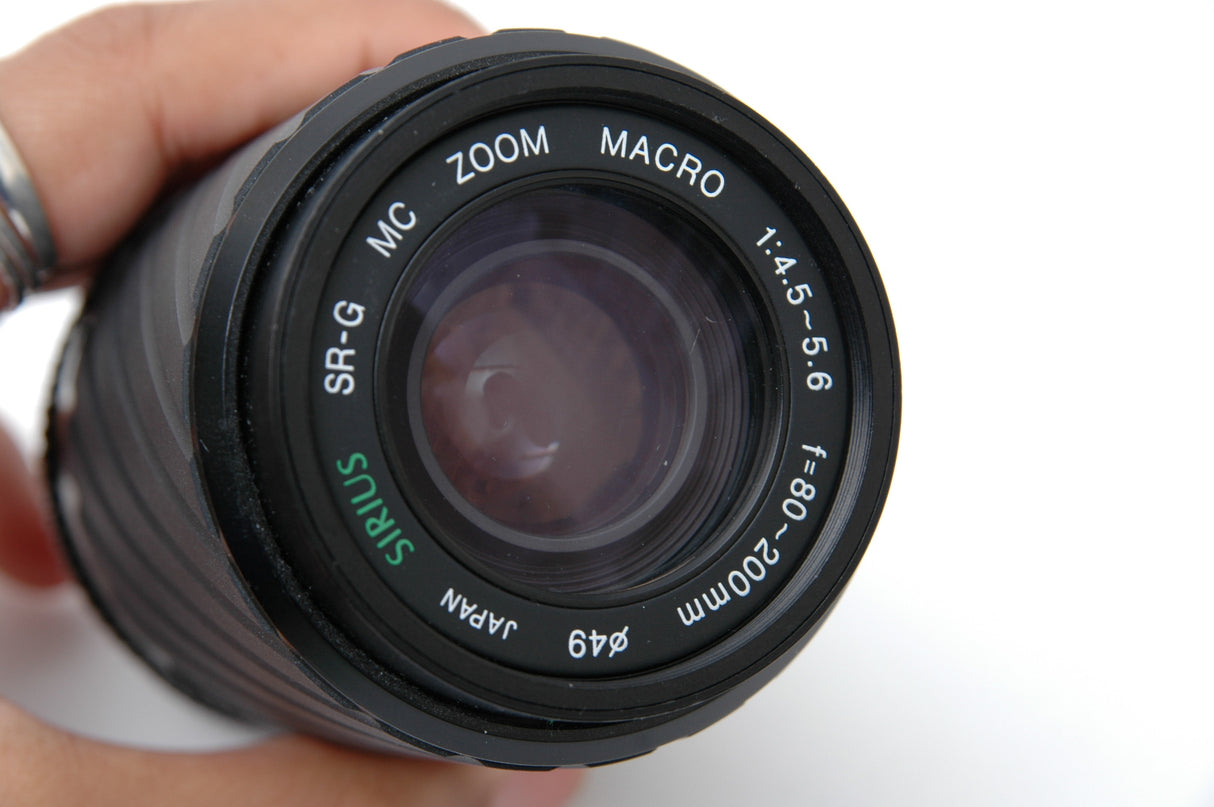 Used Sirius 80-200mm f4.5-5.6 MC Zoom Macro Lens for M42