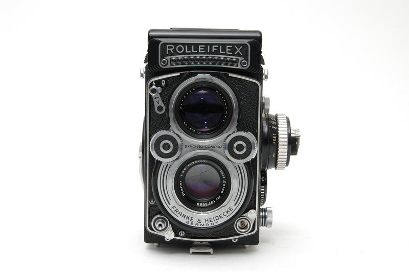 Used Rolleiflex 3.5F TLR Camera Carl Zeiss Planar F3.5 75mm Lens