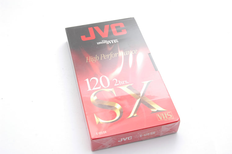 JVC E-120 SX High Performance Video Tapes (Sealed)