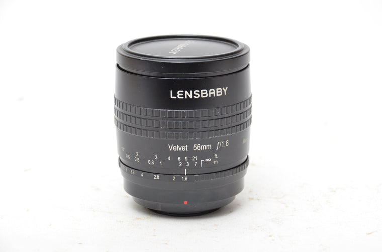 Used Lensbaby Velvet 56mm f/1.6 Lens for Fuji X