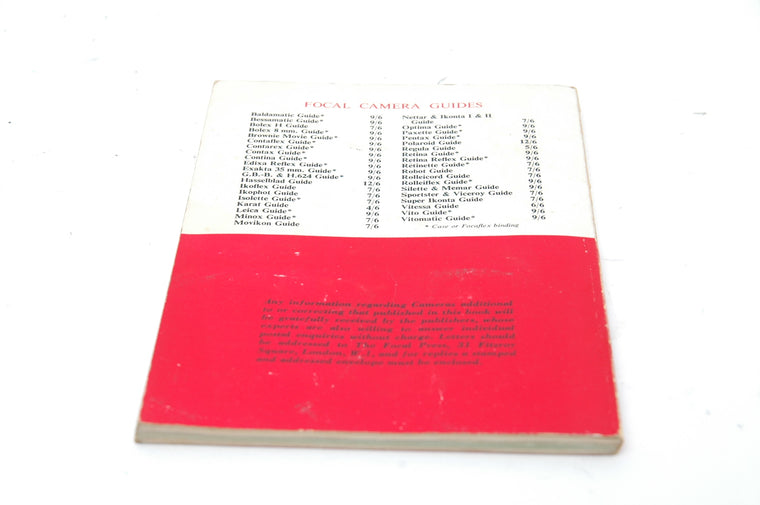 Used Hasselblad Guide Book - 1st Edition