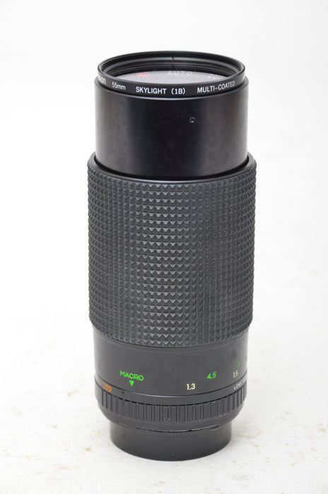 Used Sirus MC Zoom 80-200mm f/3.9 Lens for Pentax