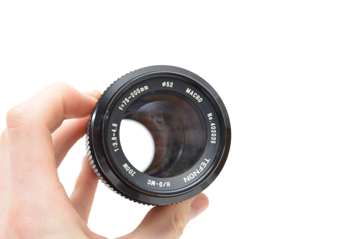 Used Tefnon 75-205mm f/3.8-4.8 Macro lens