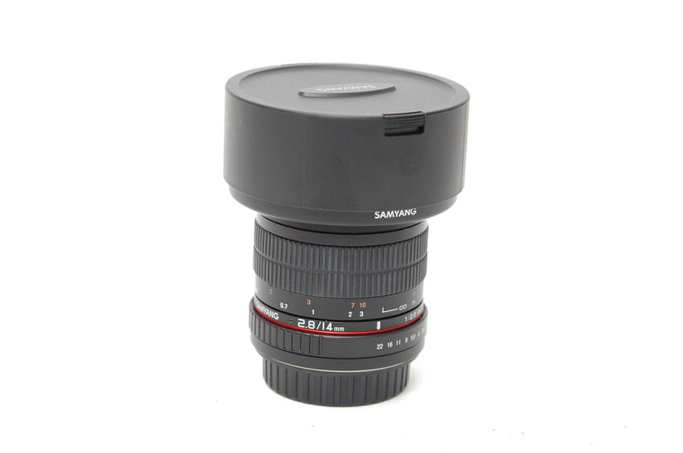 Used Samyang 14mm f/2.8 ED AS IF UMC Lens for Canon EF