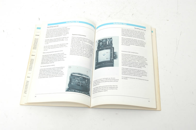 Used Rolleiflex SLX Book