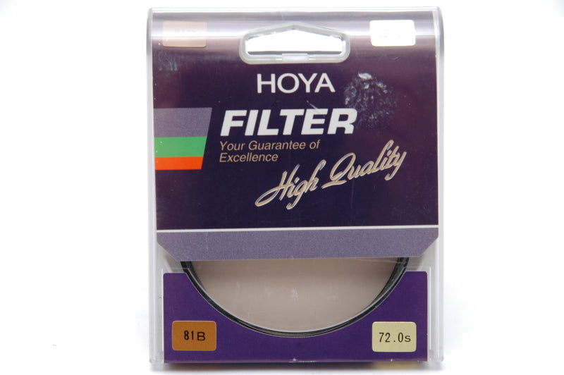 Used Hoya  72mm 81B filter ( Sealed )