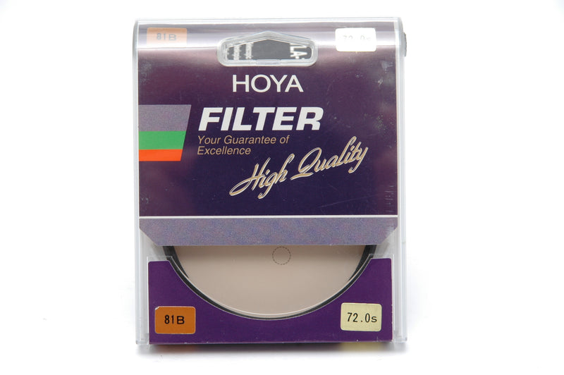 Used Hoya  72mm 81B filter ( Opened )