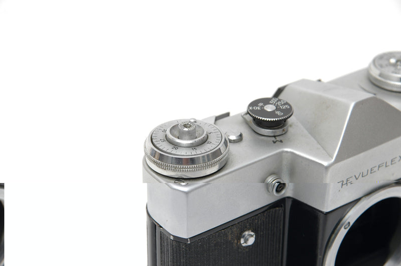 Used Revueflax-B 35mm Film Camera - Silver
