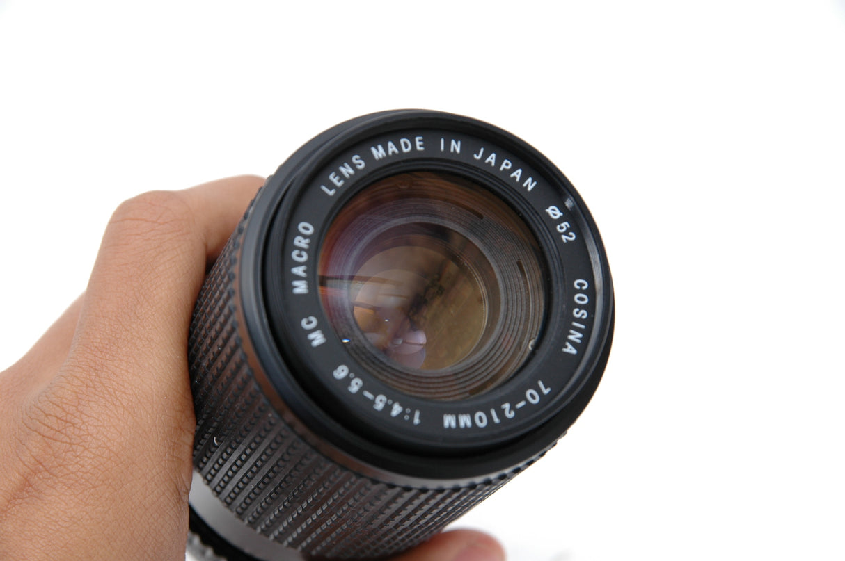 Used Cosina 70-210mm f4.5-5.6 MC Macro Lens for Canon Bayonet Mount