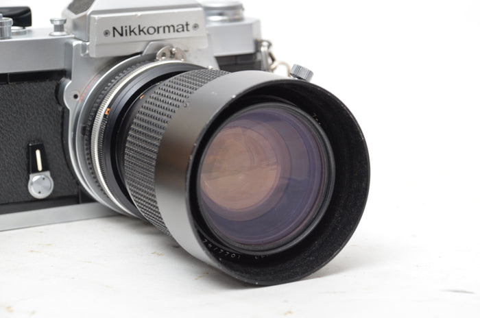 Used Nikon Nikkormat 35mm FIlm Camera - Silver