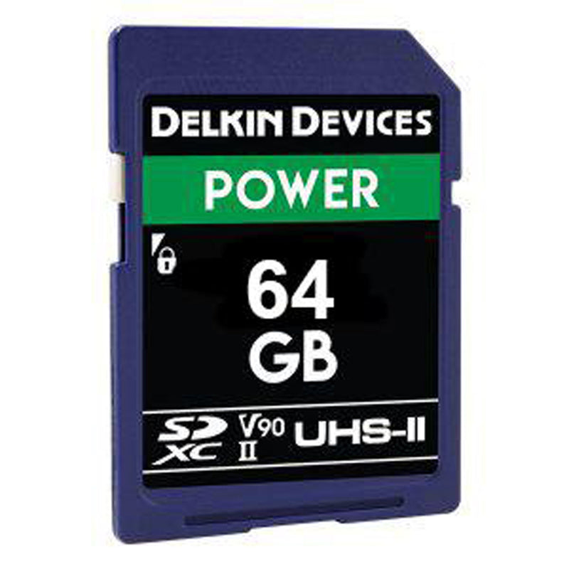Delkin Power 64GB SDXC 2000X (V90) Memory Card 250MB/s