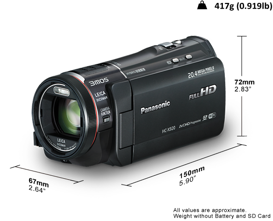 Panasonic HC-X920 Black
