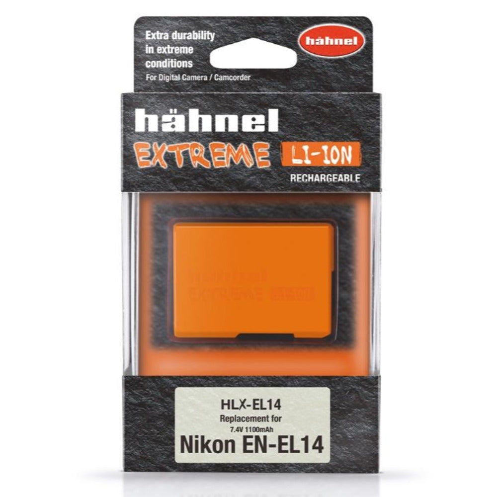 Hahnel Extreme HLX-EL14/14a 7.4v 1100mAh - Nikon EN-EL14 Replacement Battery