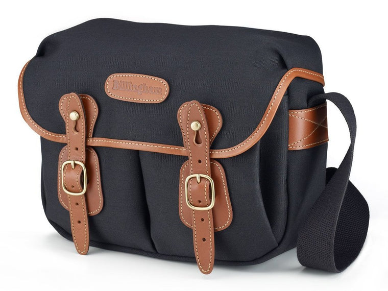 Billingham Hadley Small - Black Canvas/Tan