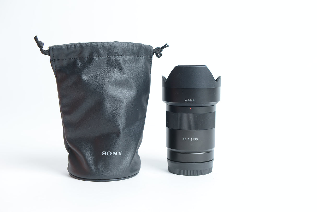 Used Sony Carl Zeiss Sonnar T* FE 55mm f/1.8 ZA Lens