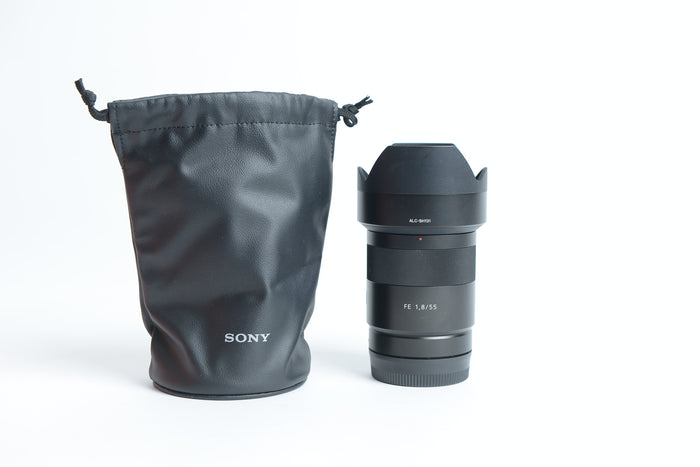 Used Sony Carl Zeiss Sonnar T* FE 55mm f/1.8 ZA Lens
