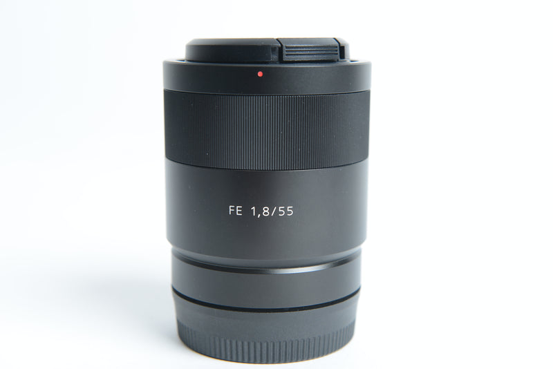 Used Sony Carl Zeiss Sonnar T* FE 55mm f/1.8 ZA Lens