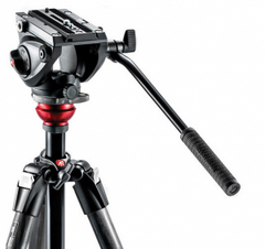 Manfrotto 500 Pro Fluid Video Head with Flat Base