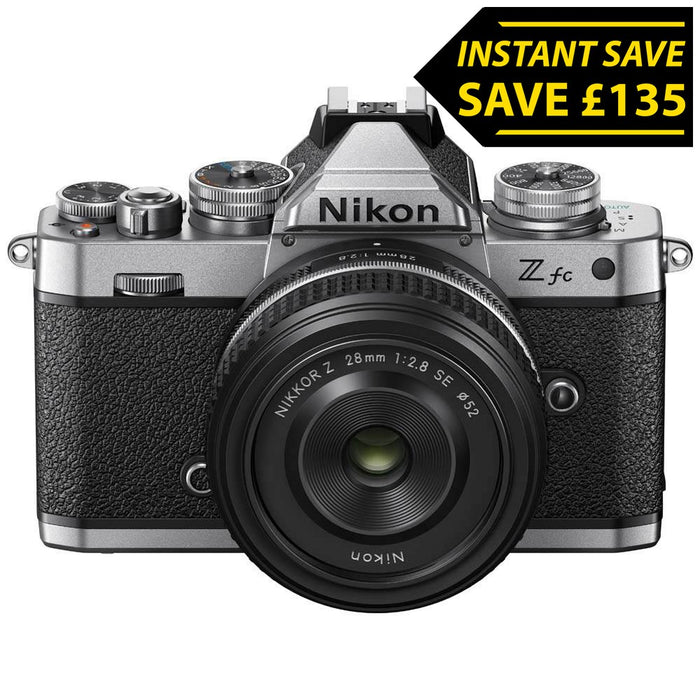 Nikon Z fc Digital Camera with 28mm Lens - Silver