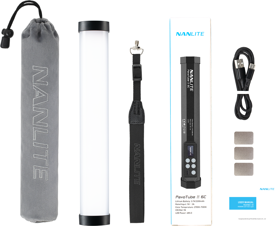 NanLite PavoTube II 6C RGBWW LED Tube