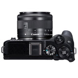 Canon EOS M6 II Digital Camera with 15-45mm IS STM Lens & EVF-DC2
