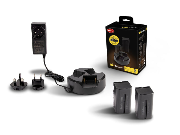 Hahnel Trio Charger Sony with Two HL-XL781 Batteries