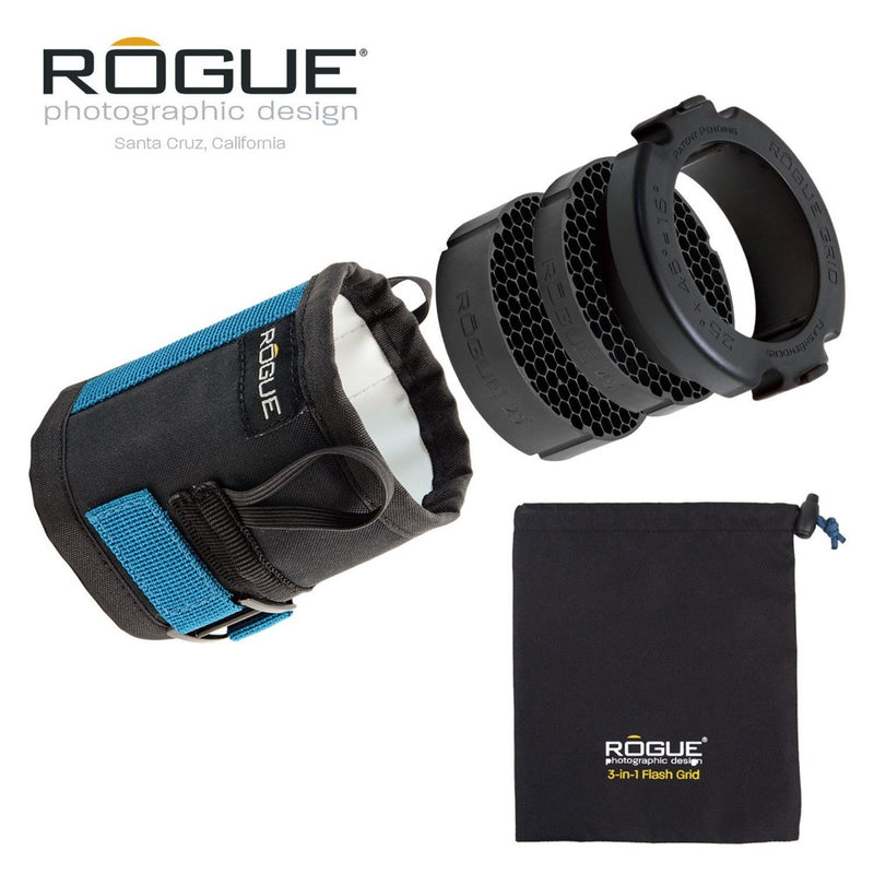 Rogue 3-in-1 Flash Grid with 3-Gel Starter Set