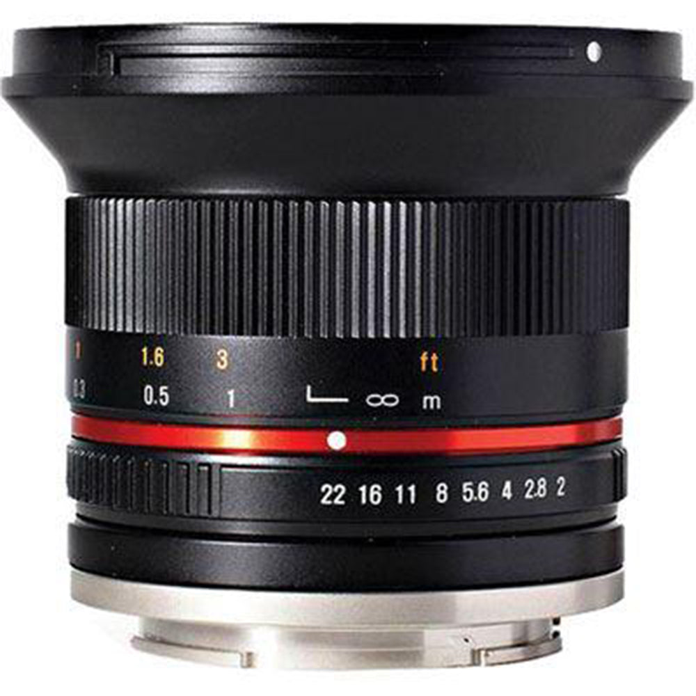 Samyang MF 12mm f2.0 NCS CS Lens - Sony E Mount - Black