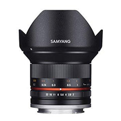 Samyang MF 12mm f2.0 NCS CS Lens - Micro Four thirds Mount - Black