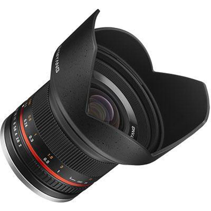 Samyang MF 12mm f2.0 NCS CS Lens - Sony E Mount - Black