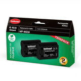 Hahnel HL-W235 TWIN PACK - Fujifilm NP-W235 Replacement Battery