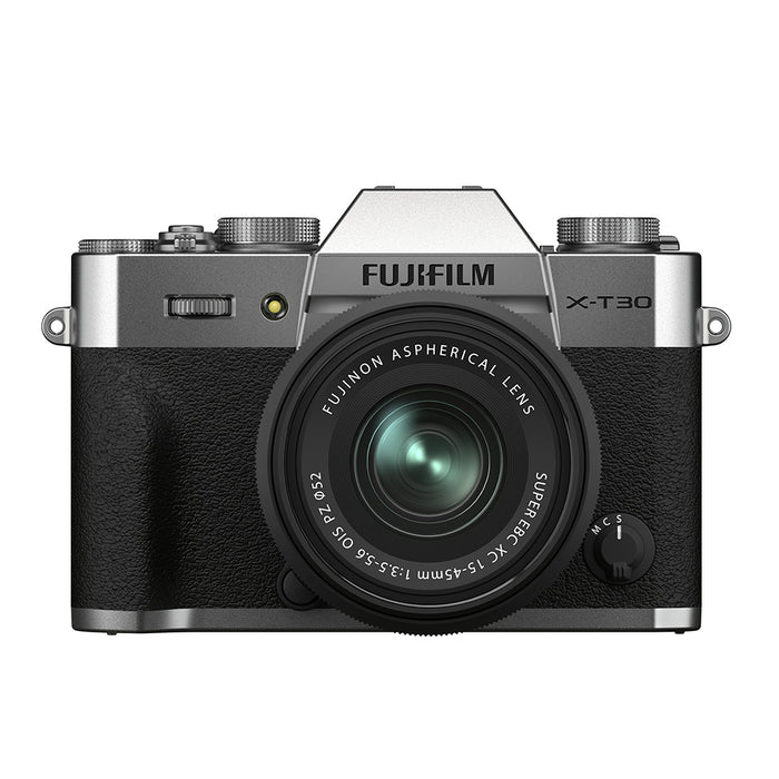 Fujifilm X-T30 II Digital Camera with XC 15-45mm Lens - Silver