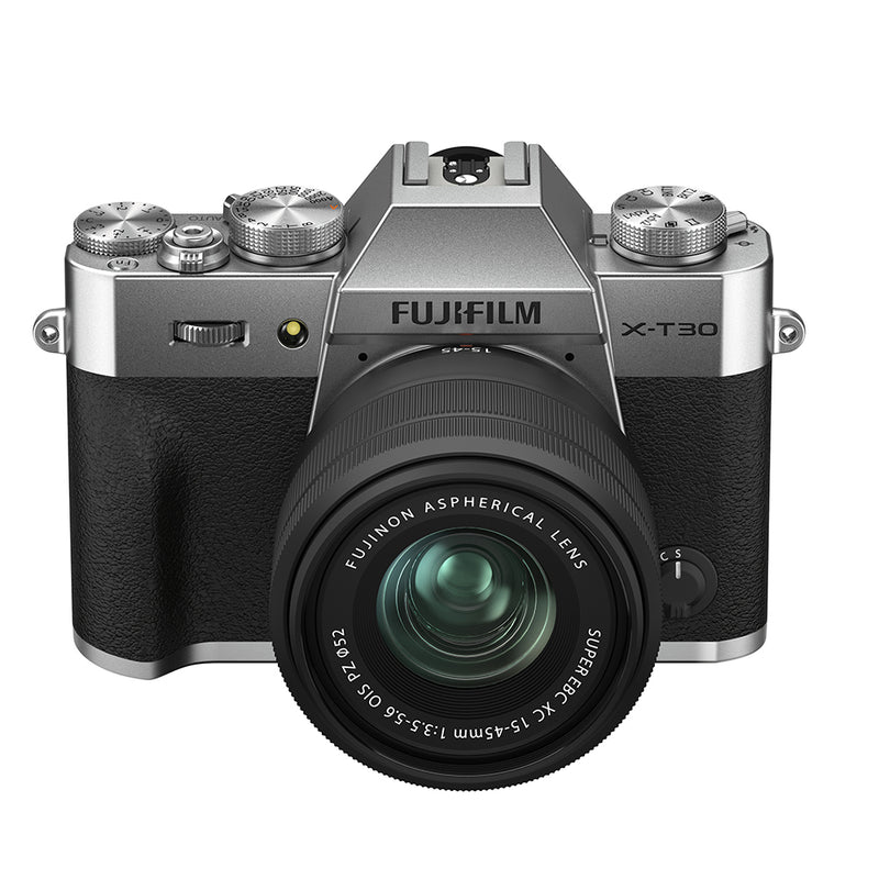 Fujifilm X-T30 II Digital Camera with XC 15-45mm Lens - Silver