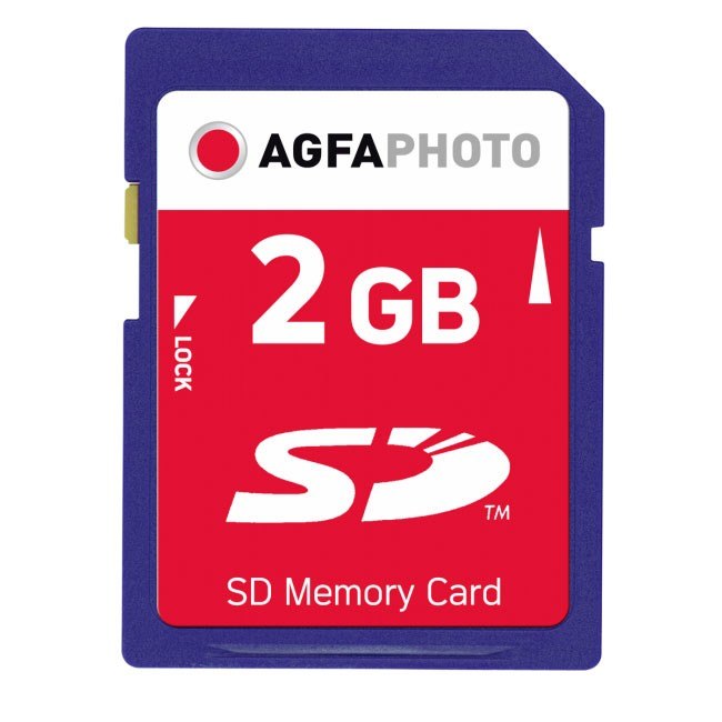 AgfaPhoto 2GB SD Memory Card