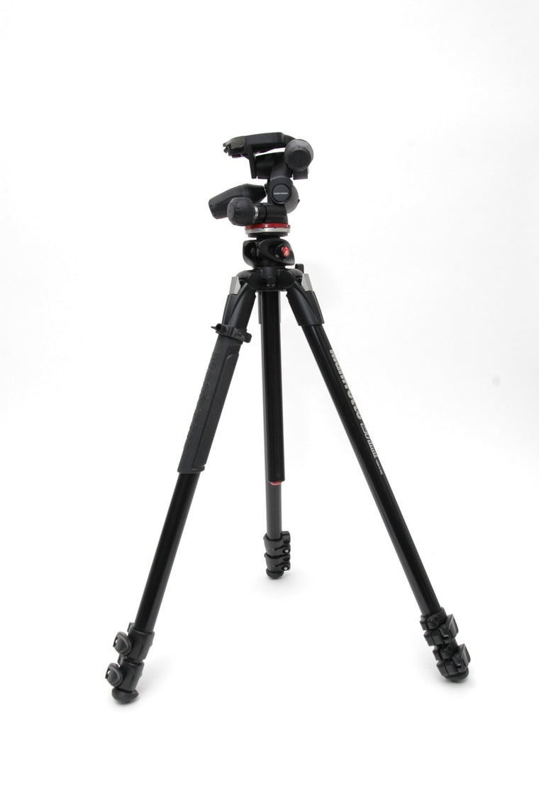 Used Manfrotto 290 Dual Aluminium 3-Section Tripod Kit with 804 3-Way Head