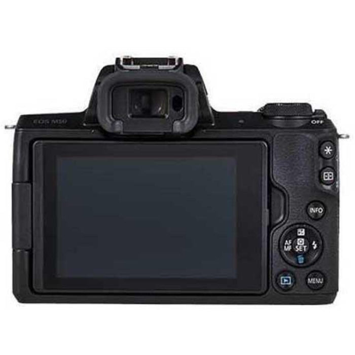 Canon EOS M50 Digital camera with EF-M 15-45mm lens - Black