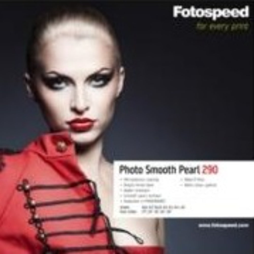 Fotospeed Photo Smooth Pearl 290 Inkjet Paper - 6x4" Box of 100 Sheets