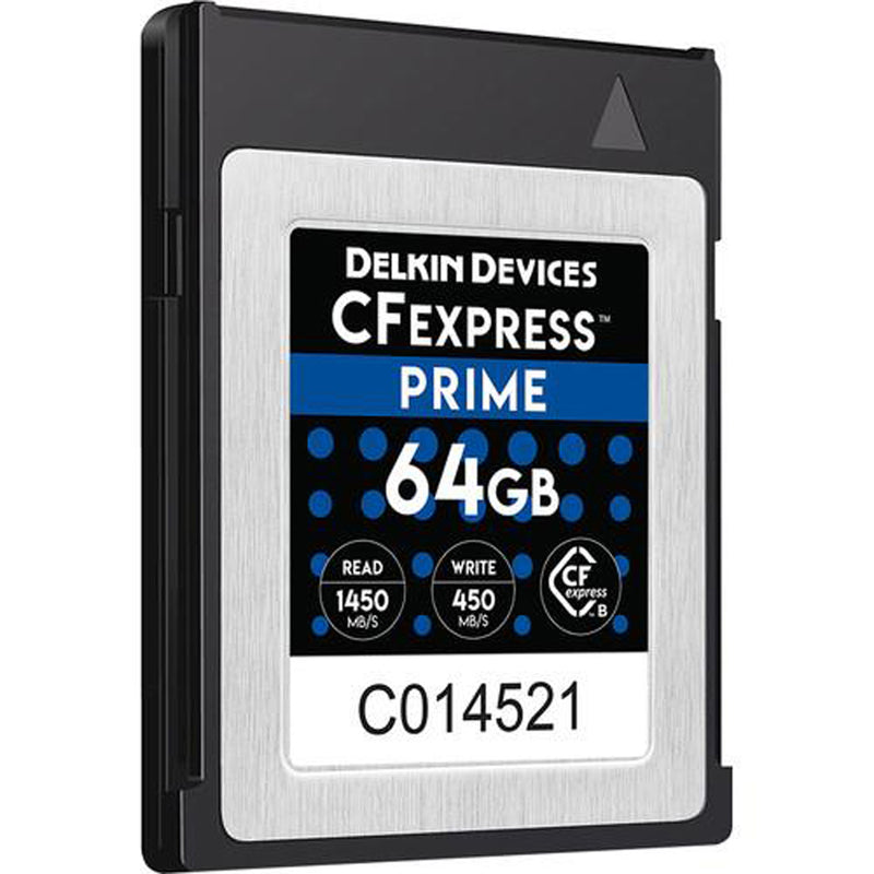 Delkin Prime 64GB CFexpress 1450x Memory Card 1450MB/s