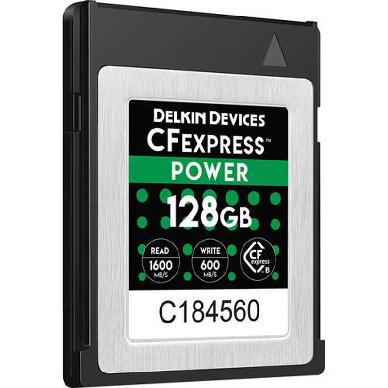 Delkin Power 128GB CFexpress 1600x Memory Card 1730MB/s