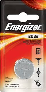 Energizer CR2032 3V Lithium Button Cell Battery