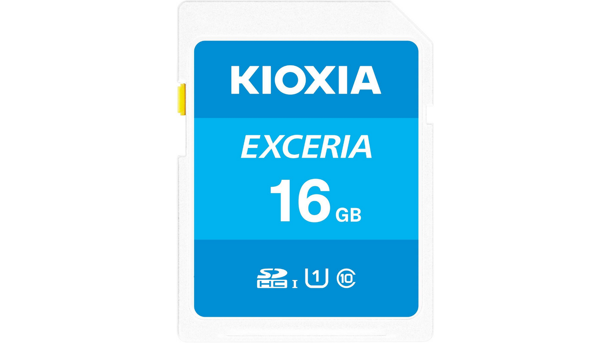 Kioxia Exceria 16GB SDHC U1 Memory Card 100MB/s